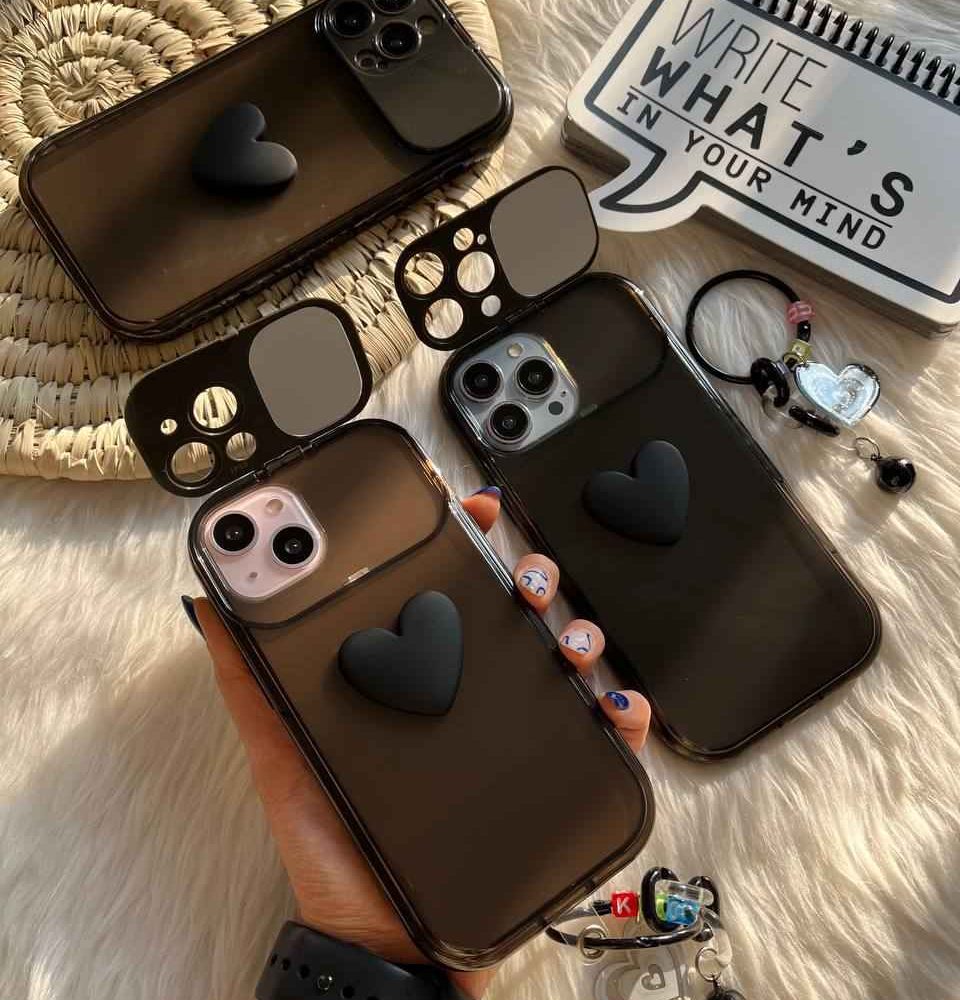 قاب قلب برجسته با بند و آویز