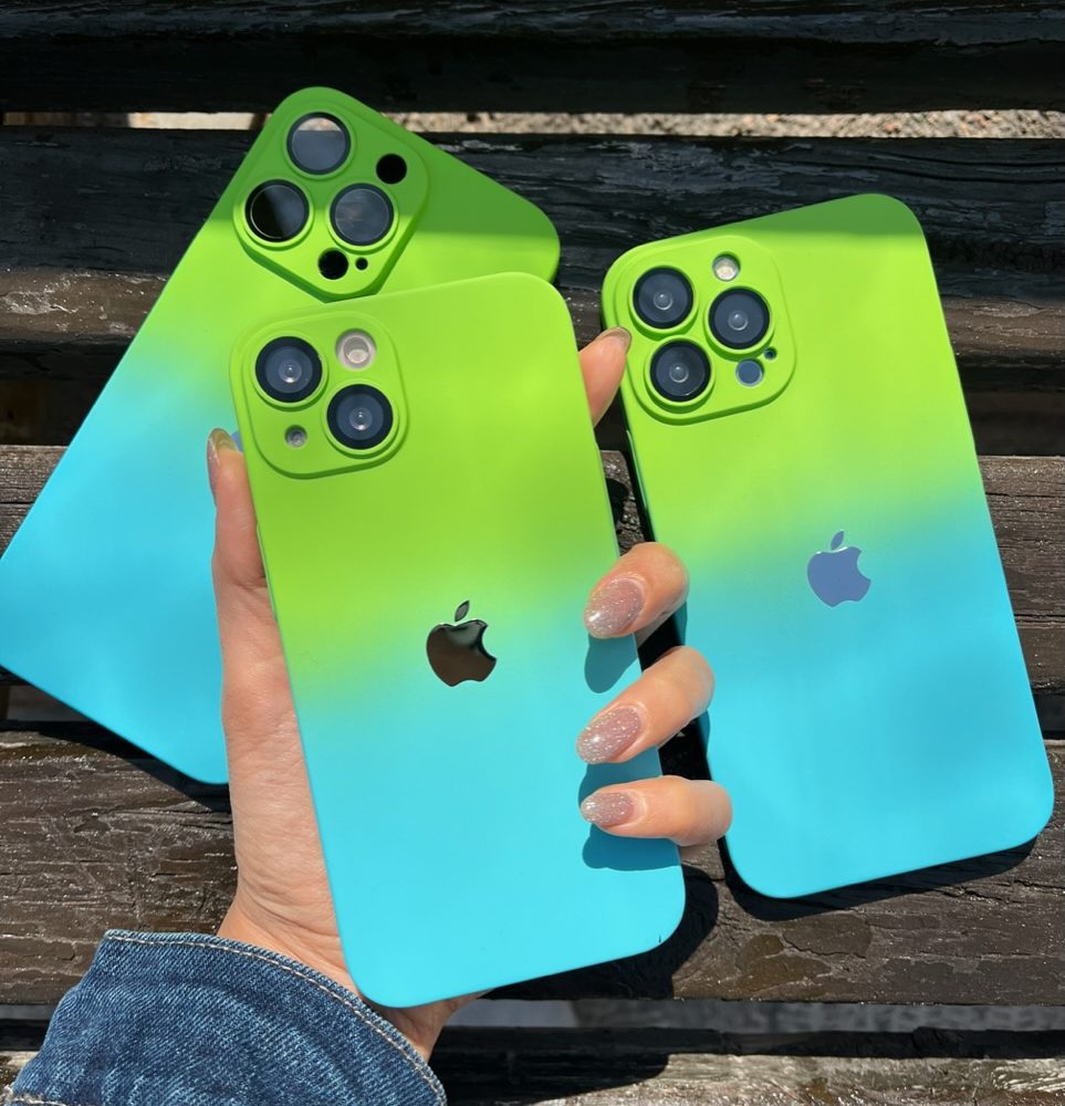 قاب مات سبز آبی