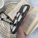 قاب قلب سفید و مشکی