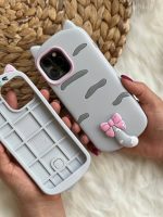 قاب گربه سیلیکونی دم پاپیونی - Image 2