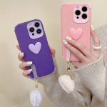 قاب پاپام قلبی آیفونی