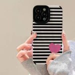 قاب کبریتی راه راه قلبی