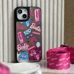 قاب استیکر باربی آینه ای