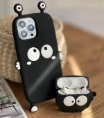 قاب موبایل آیفون هپل شاخدار سیلیکونی