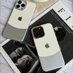 قاب چرمی سفید