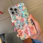 قاب گل آبرنگی طرح گل ریز