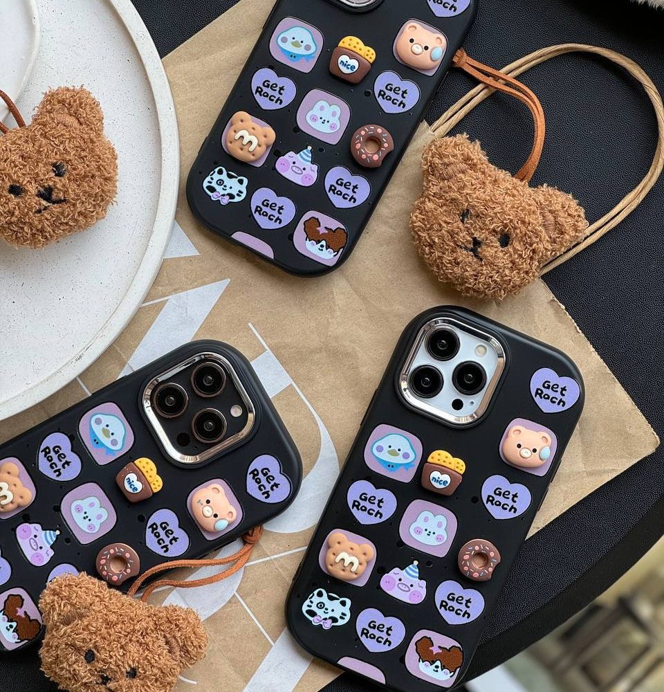 قاب عروسک برجسته با اویز پشمی