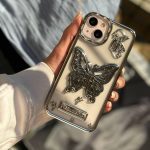 قاب پروانه نقره ای استند شو