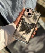 قاب پروانه نقره ای استند شو