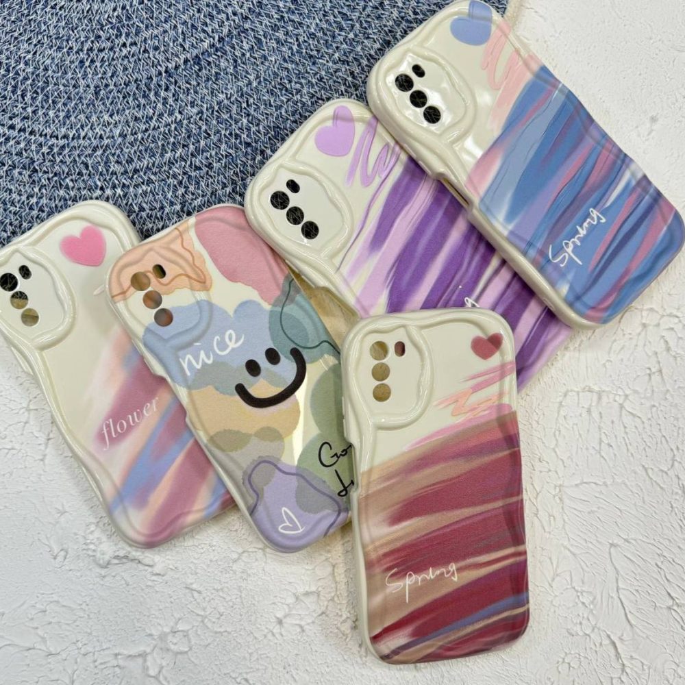 قاب آبرنگی طرح لبخند