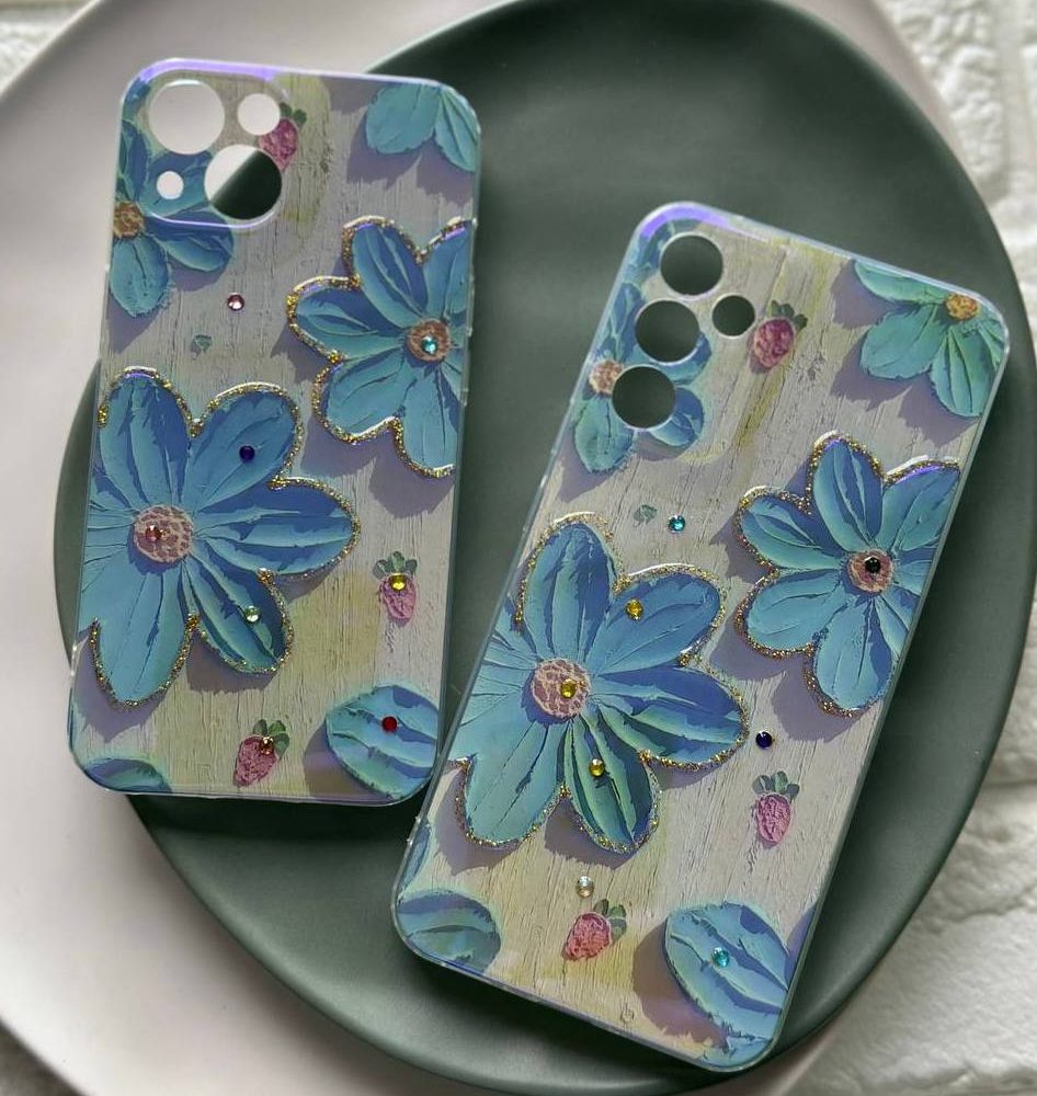 قاب گل ابرنگی نگین دار