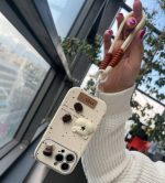 قاب خرس سفیدهمراه با بند اویز ست