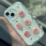 قاب شفاف گل سرخ رزینی - Image 2