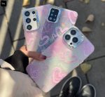 قاب قلب صورتی صدفی