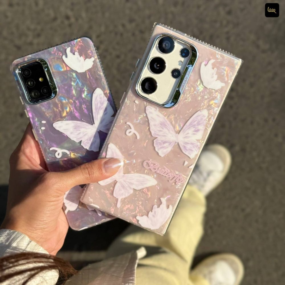 قاب پروانه صورتی