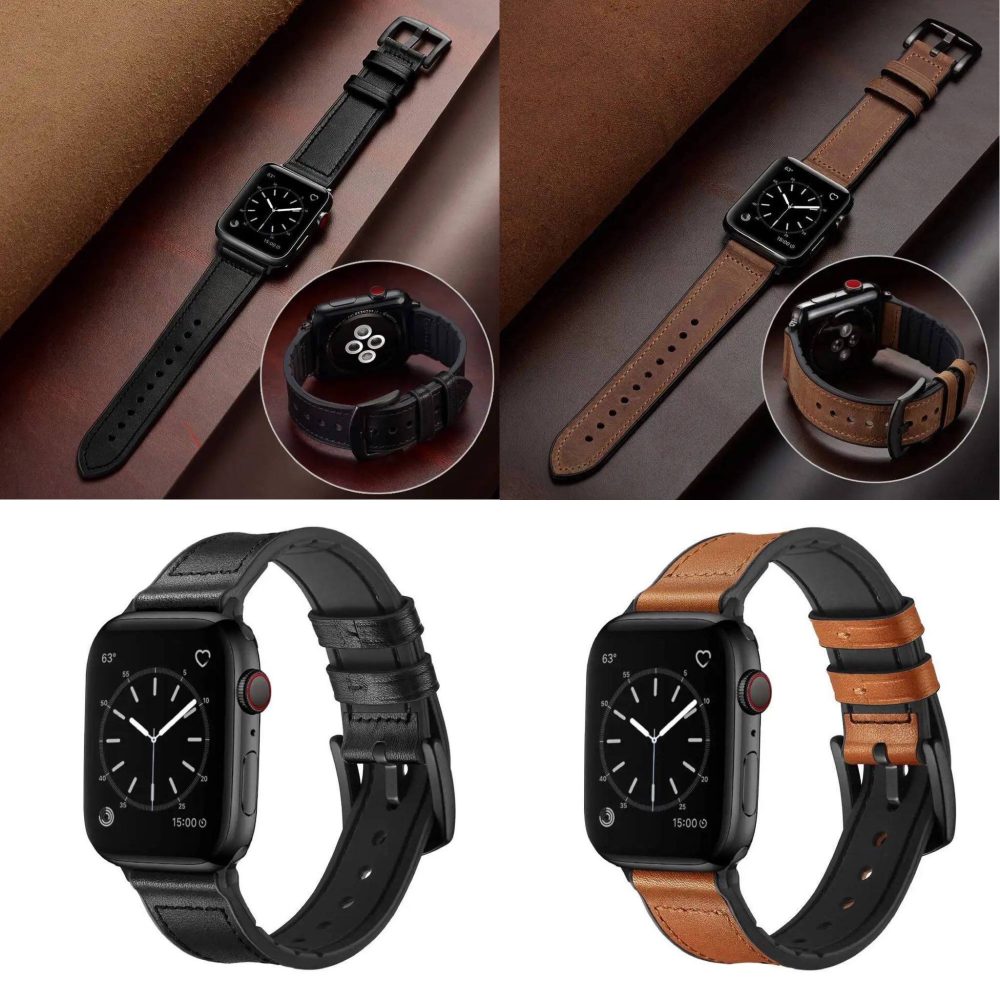 بند اپل واچ چرم اصلی