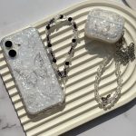 قاب پروانه صدفی همراه با آویز