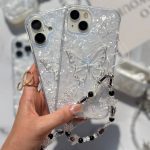 قاب پروانه صدفی همراه با آویز