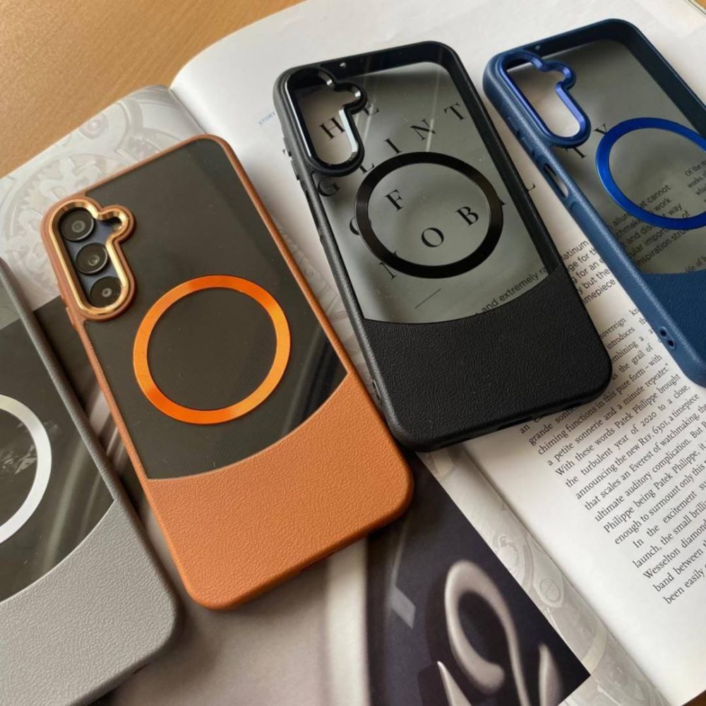 قاب‌ مگ‌سیف دوتکه چرمی