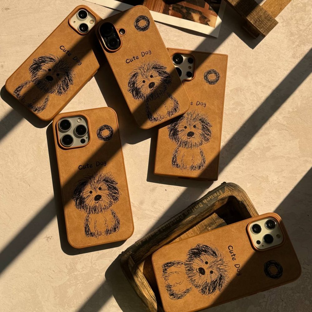 قاب جیر چرمی سگ گلاه‌دار