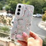 قاب قلب موج صورتی