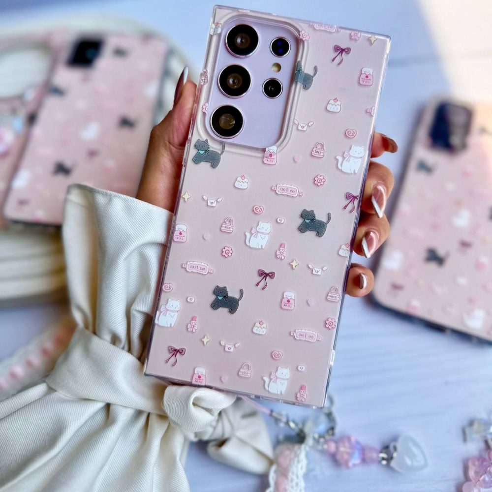 قاب گربه و آبنبات همراه با آویز