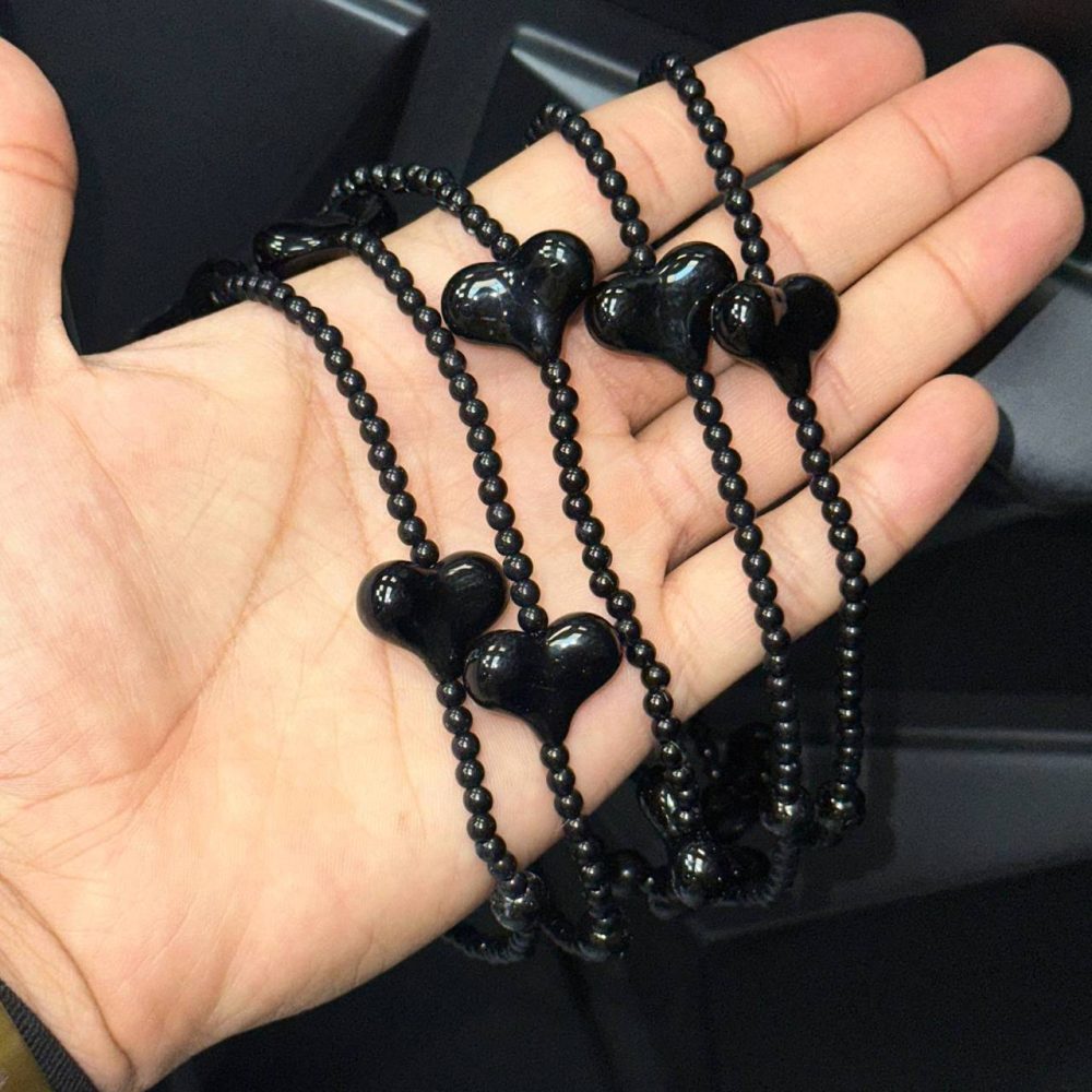 بند آویز مرواریدی پلنگی