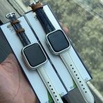 بند اپل واچ چرم و جین