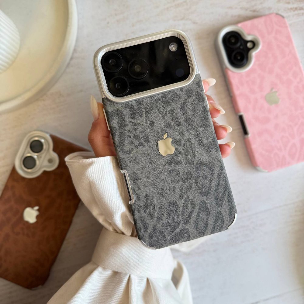 قاب پلنگی لوگو فلزی