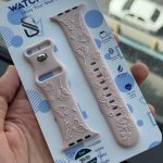 واچ سیلیکونی گل و پروانه برجسته