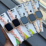 ست کیس نگین دار و بند گل بابونه