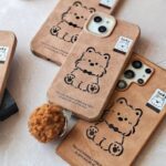 قاب سگ قهوه ای همراه با آویز