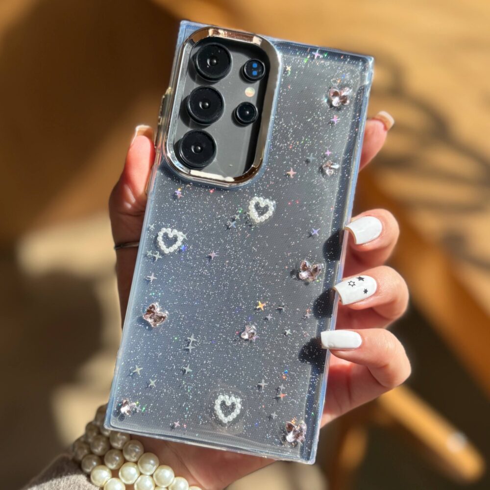 قاب پروانه وقلب مرواریدی شاین