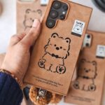 قاب سگ قهوه ای همراه با آویز