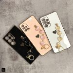 قاب مای کیس آویز قلبی مخملی