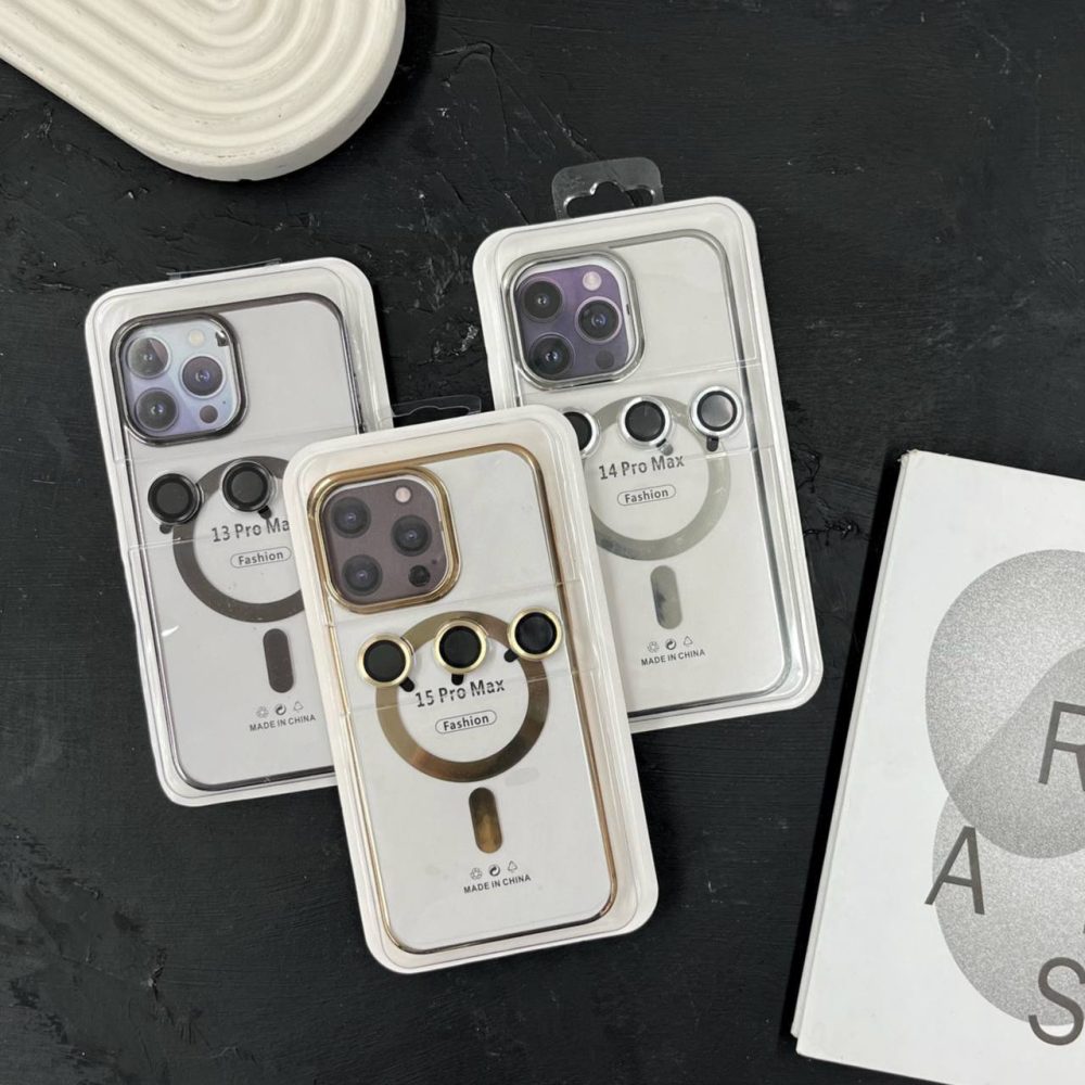 قاب مگ سیف دور رنگی شفاف