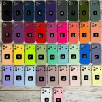 قاب سیلیکون تک رنگ آیفون