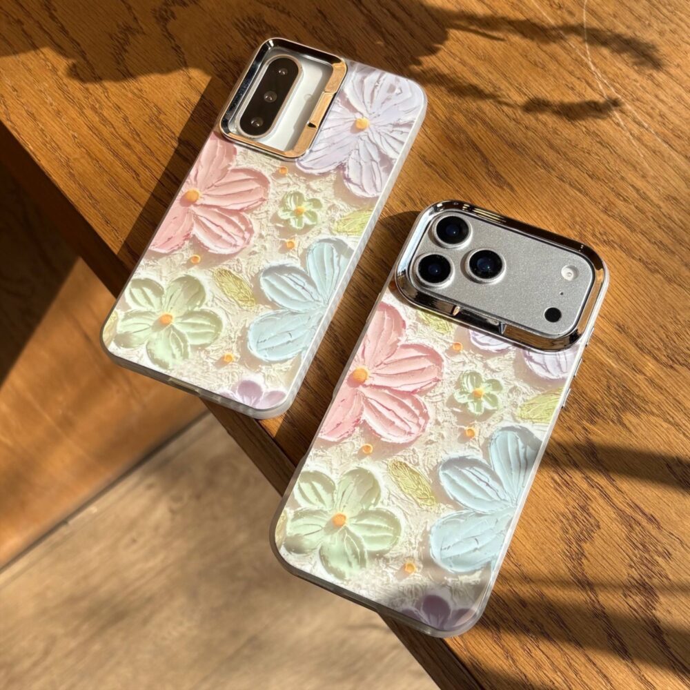 قاب گل آبرنگی سه بعدی