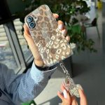 قاب پلنگی هلوگرامی آیفون با آویز