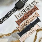 بند اپل واچ سیلیکونی پلنگی