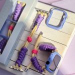 بند اپل واچ بافت بنفش