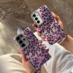 قاب پلنگی صورتی پاپیون