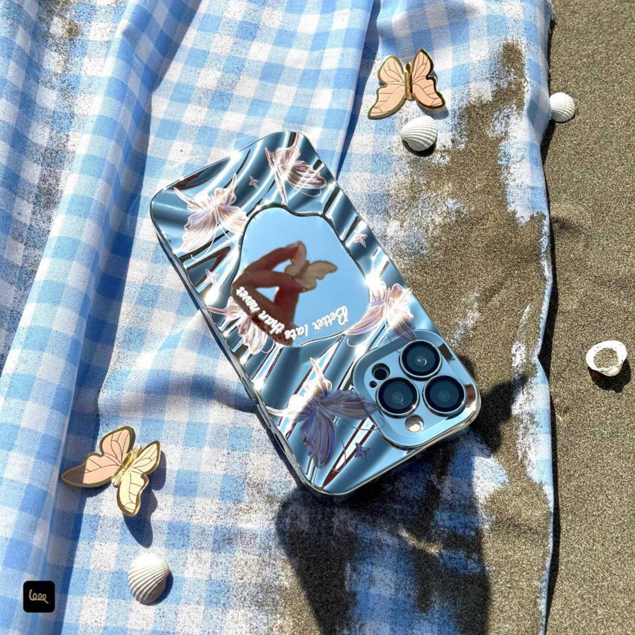 قاب پروانه آینه دار