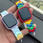 بند اپل واچ رزین پاستیلی