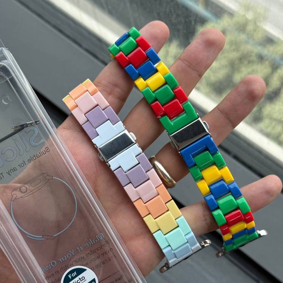 بند اپل واچ رزین پاستیلی