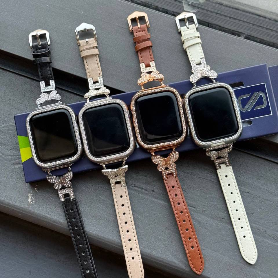 بند چرم دیاموند و پروانه