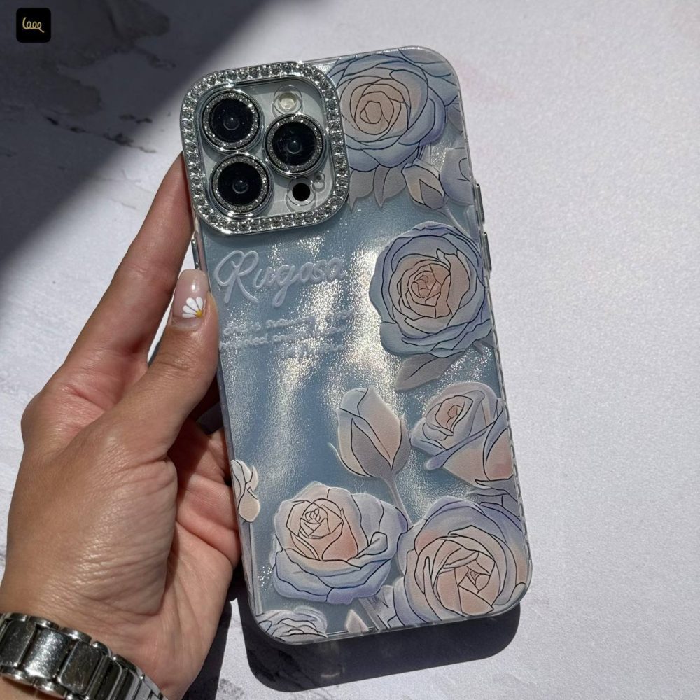 قاب گل یخ آبی