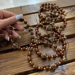 بند آویز مرواریدی پلنگی