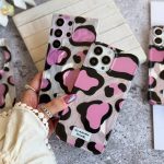 قاب پلنگی صورتی رمانتیک