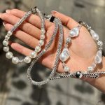 بند آویز مرواریدی